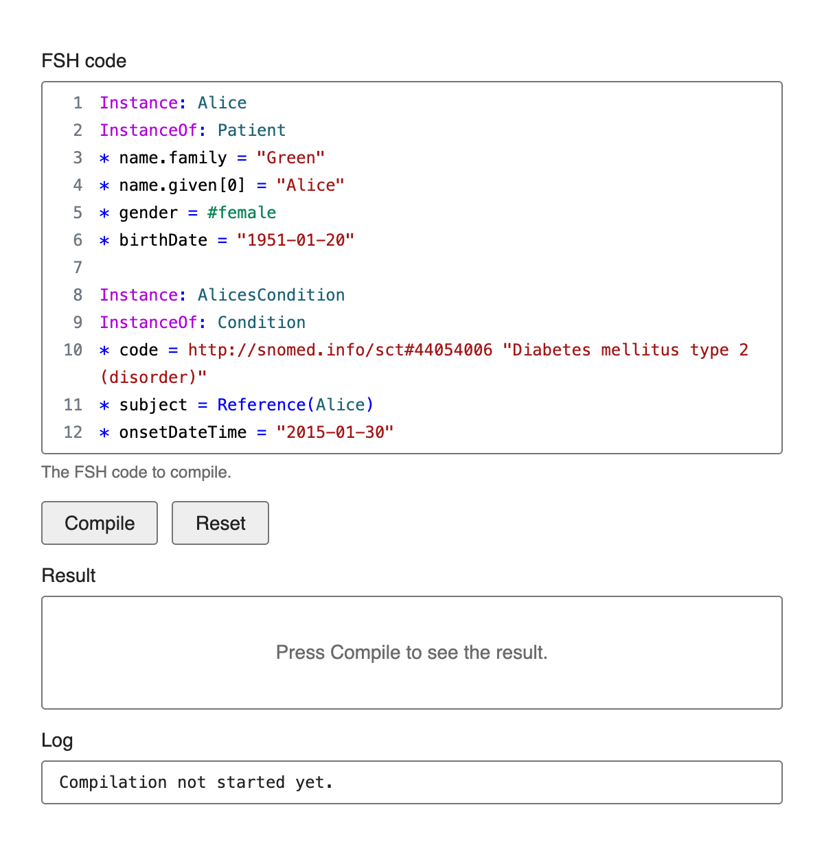 FSH Compiler