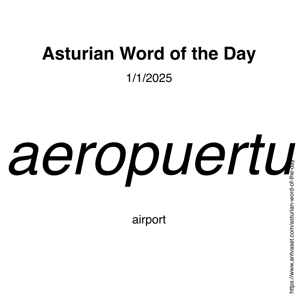 Asturian Word of the Day