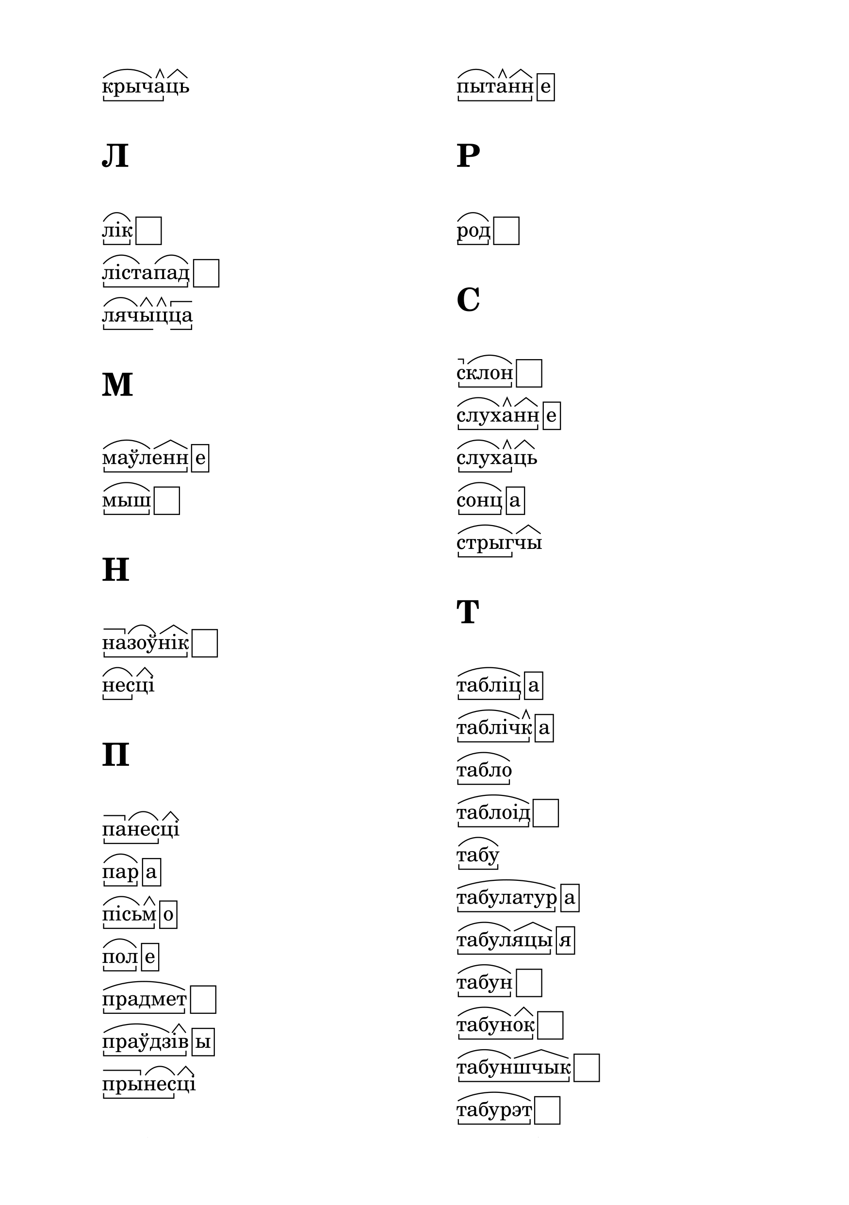 Марфемны слоўнік беларускай мовы (sample page 2)