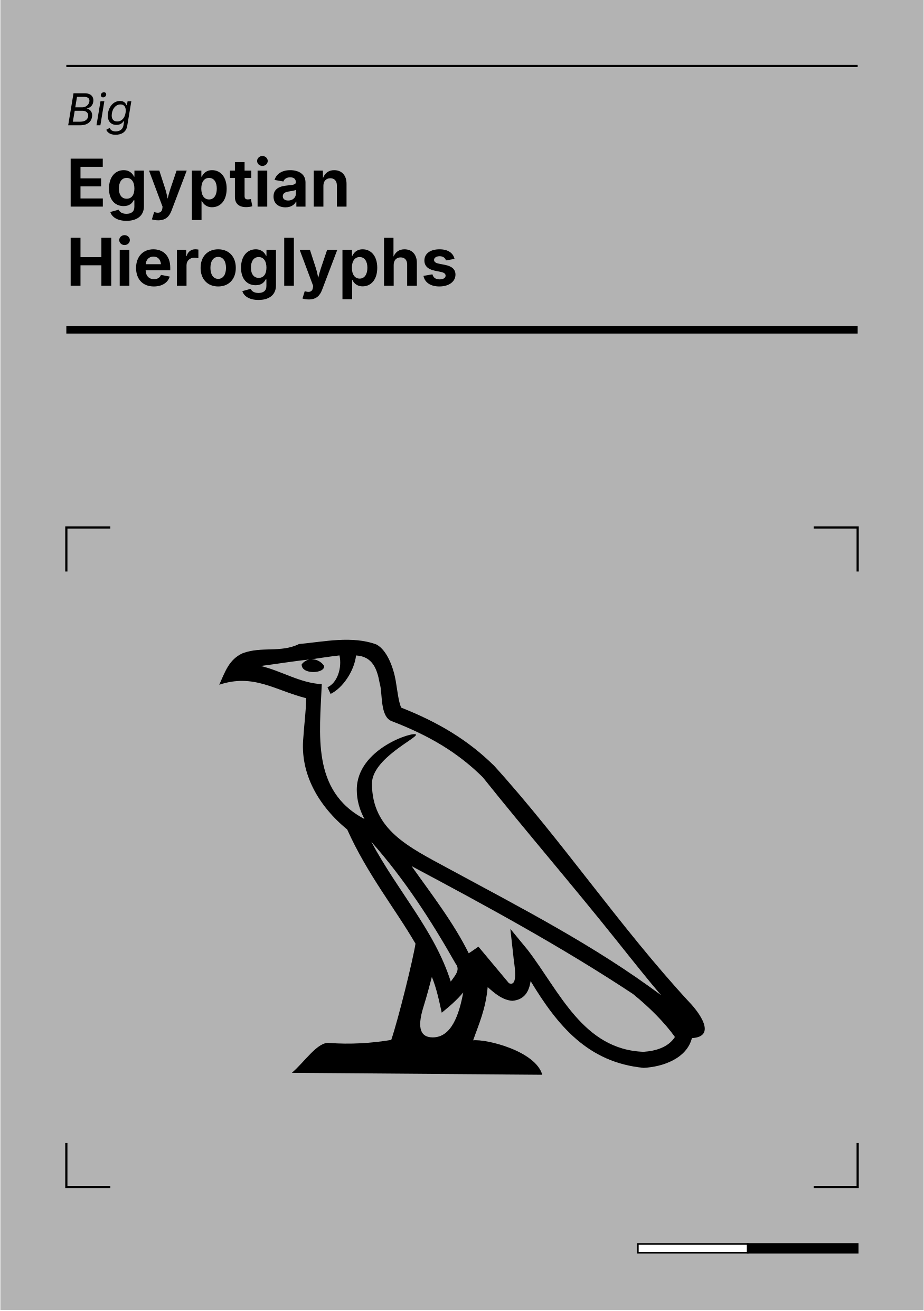 Big Egyptian Hieroglyphs (sample page 1)