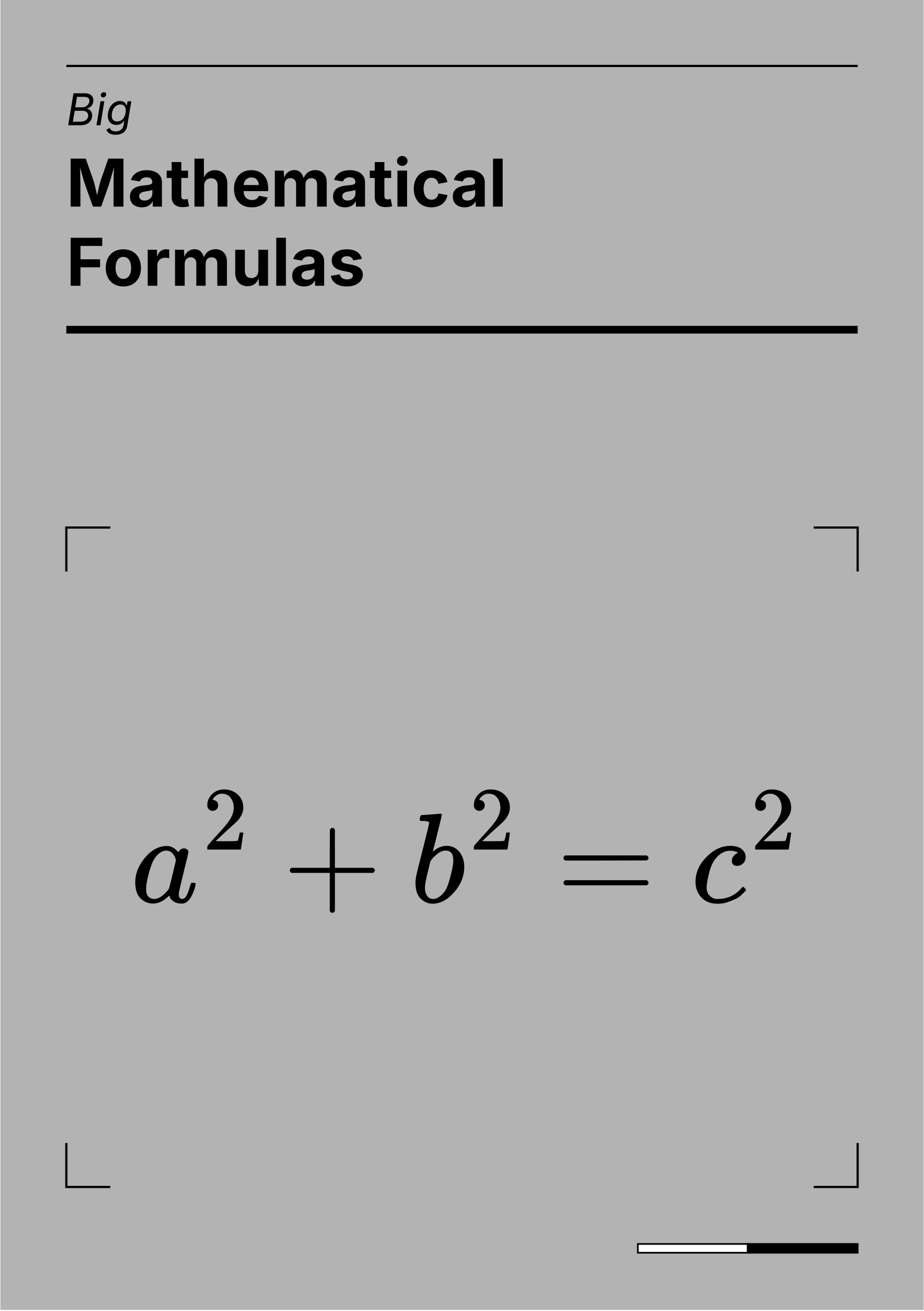 Big Mathematical Formulas (sample page 1)