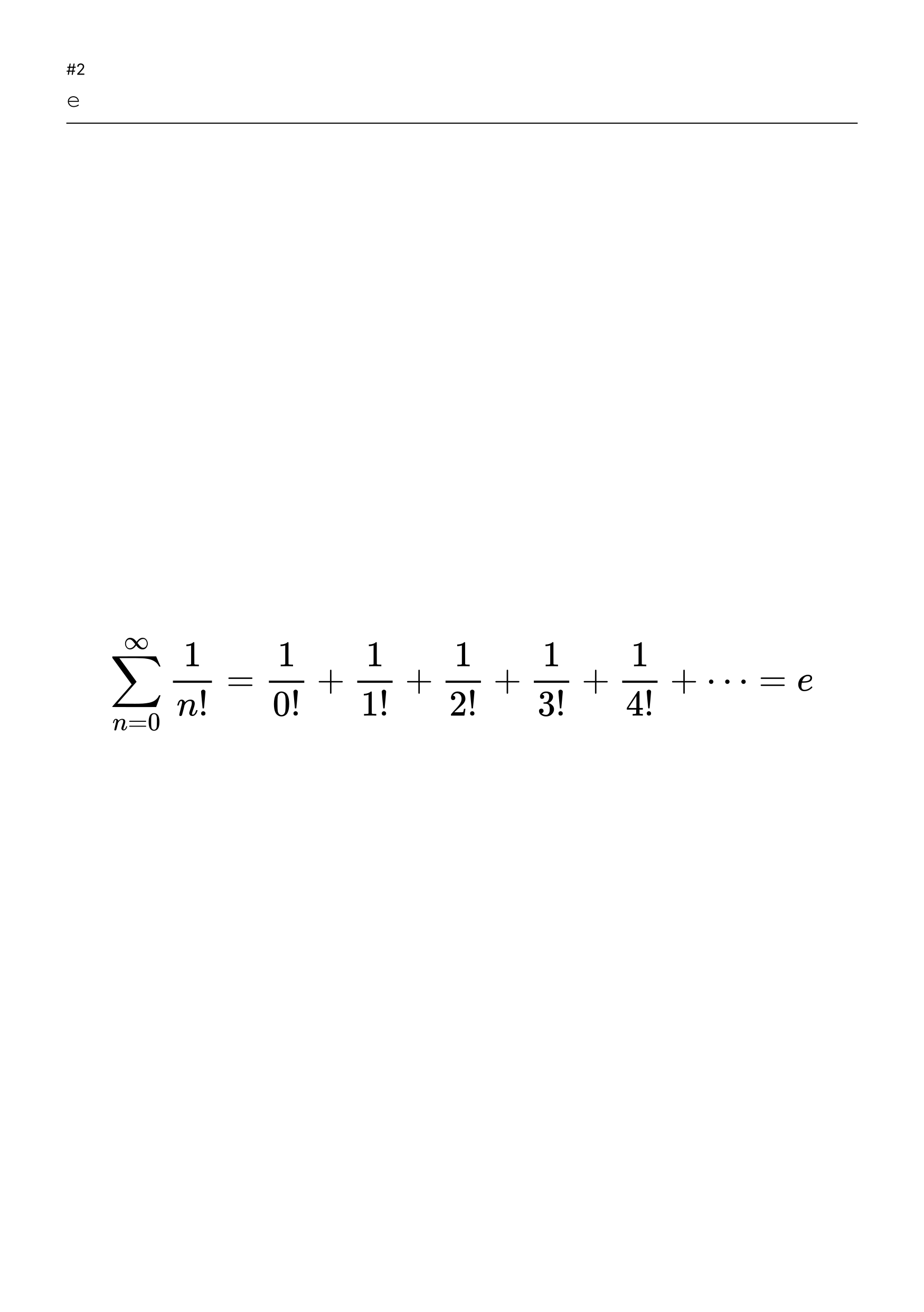 Big Numerical Series (sample page 2)