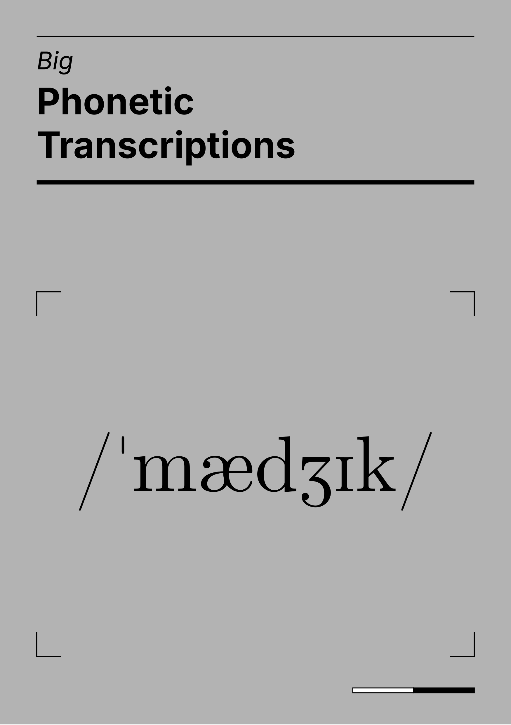 Big Phonetic Transcriptions (sample page 1)