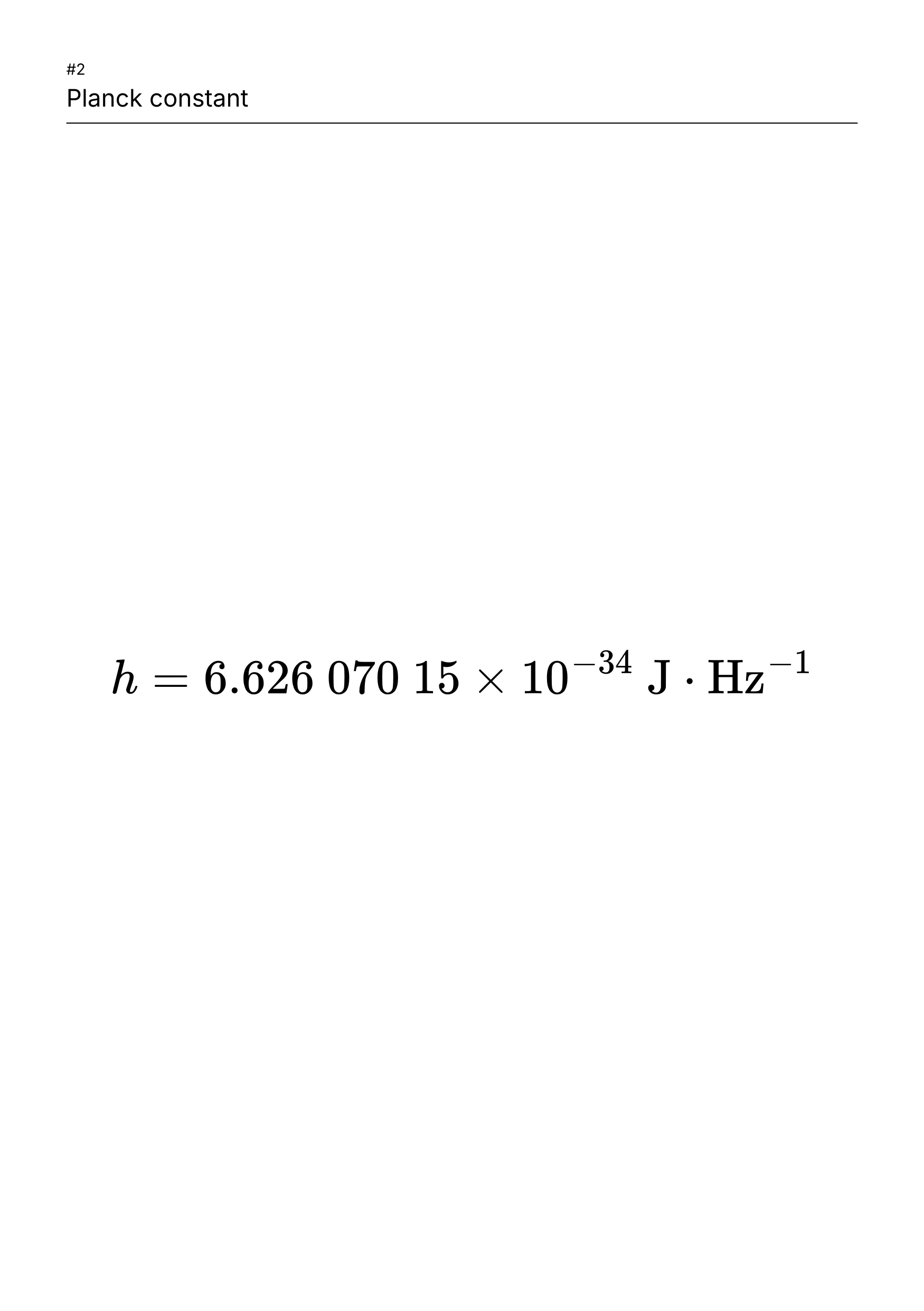 Big Physical Constants (sample page 2)