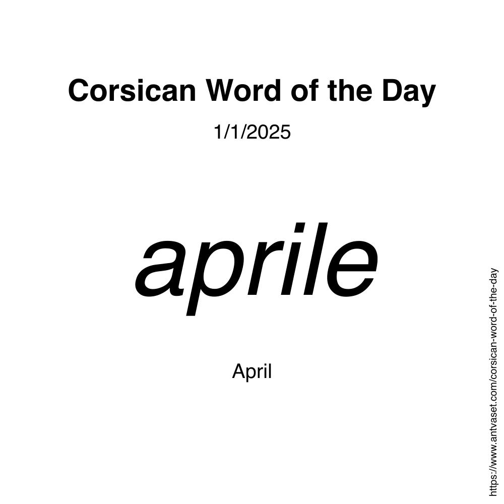 Corsican Word of the Day