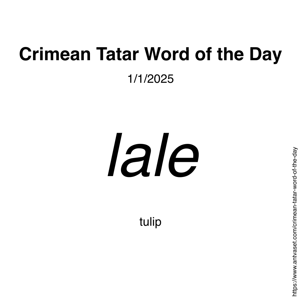 Crimean Tatar Word of the Day