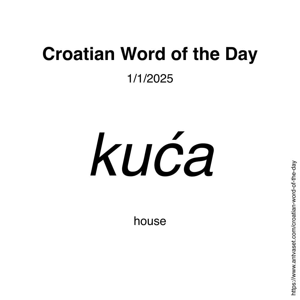 Croatian Word of the Day