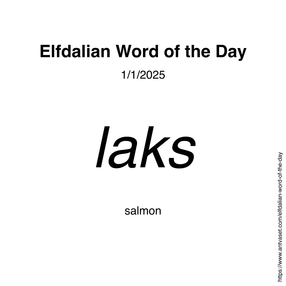 Elfdalian Word of the Day