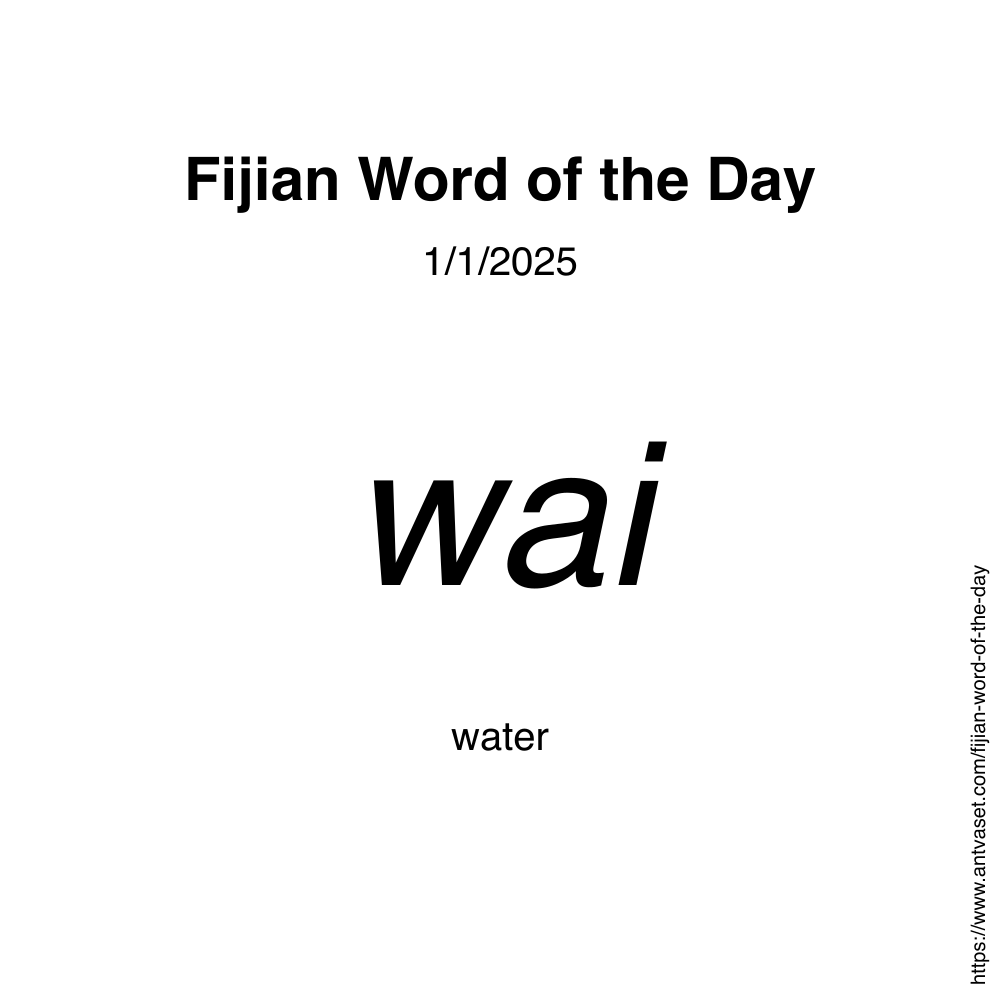 Fijian Word of the Day