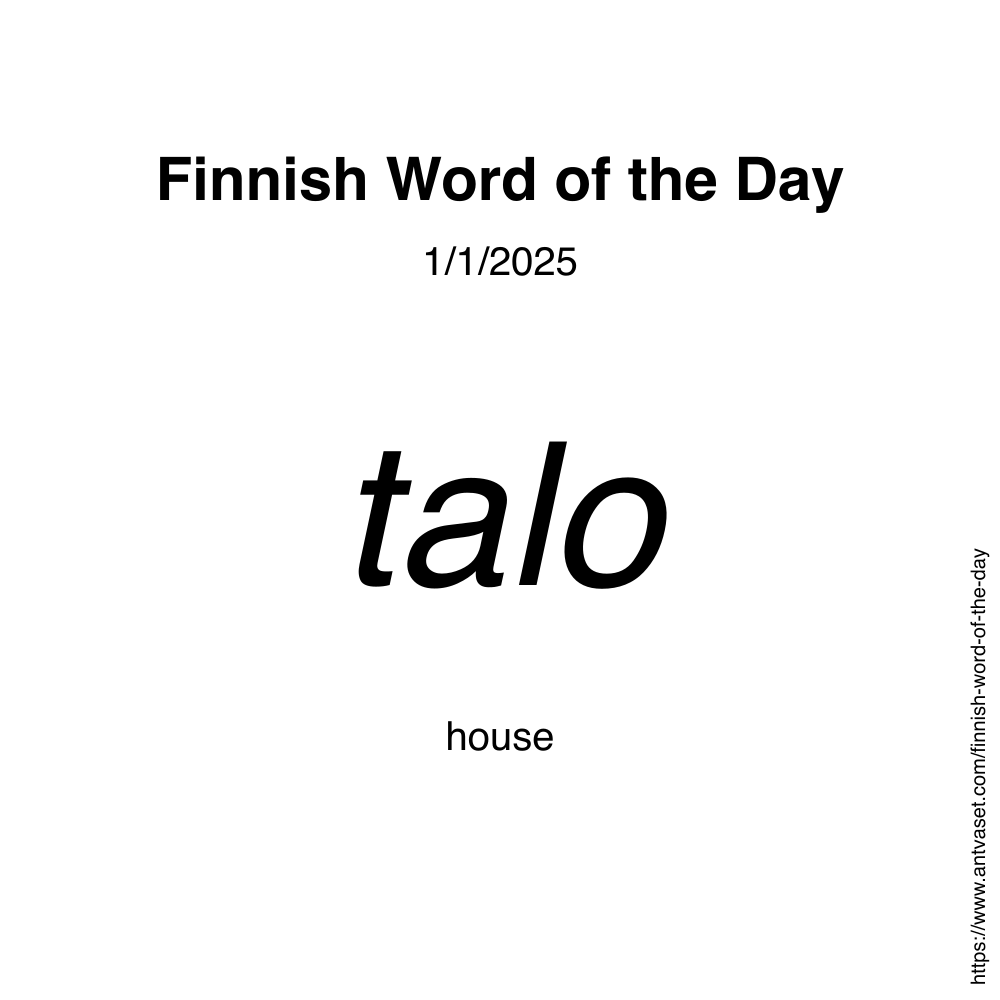 Finnish Word of the Day