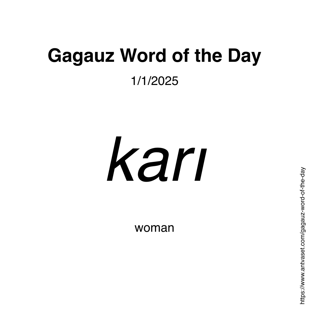 Gagauz Word of the Day