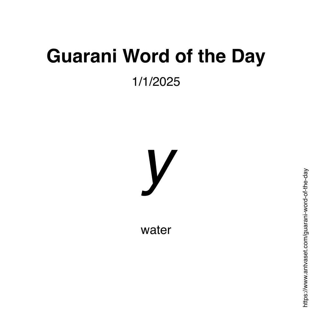 Guarani Word of the Day