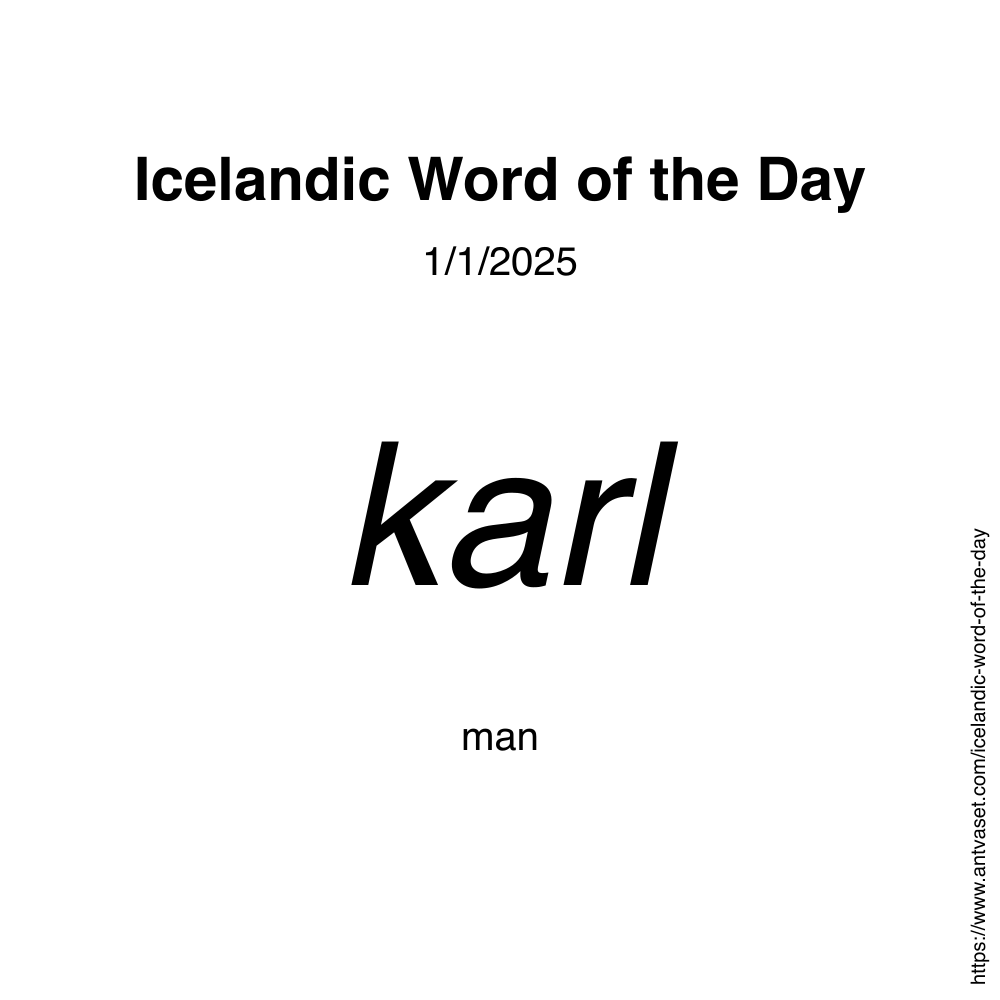 Icelandic Word of the Day