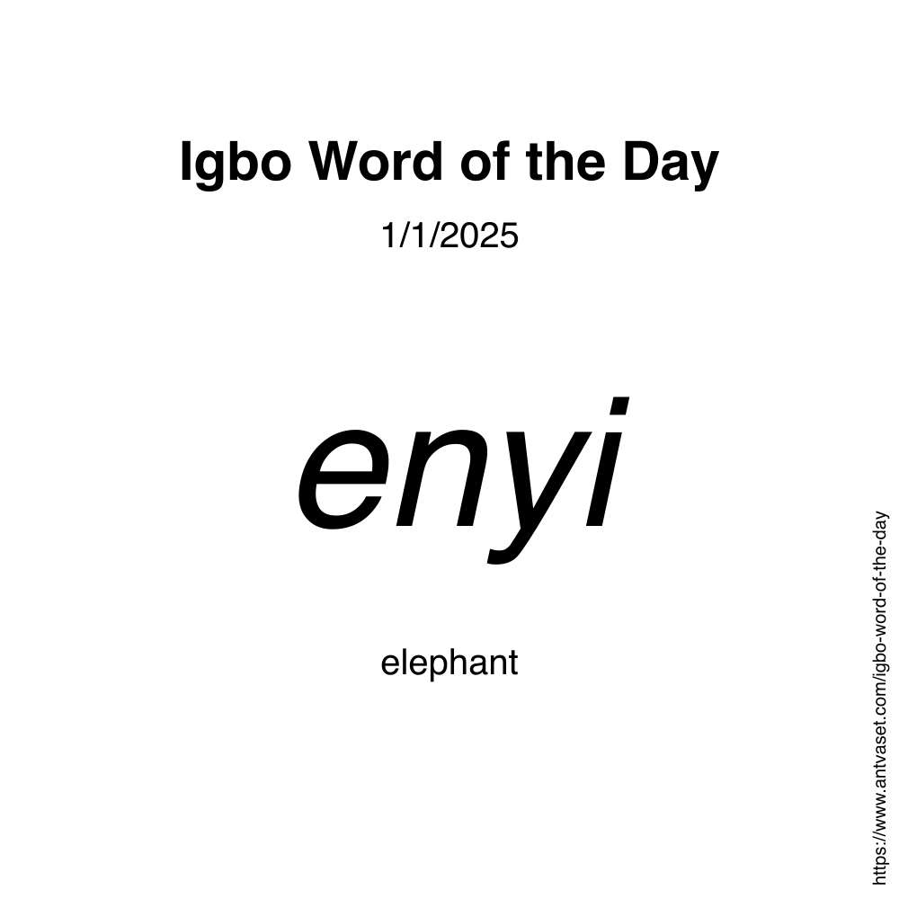 Igbo Word of the Day