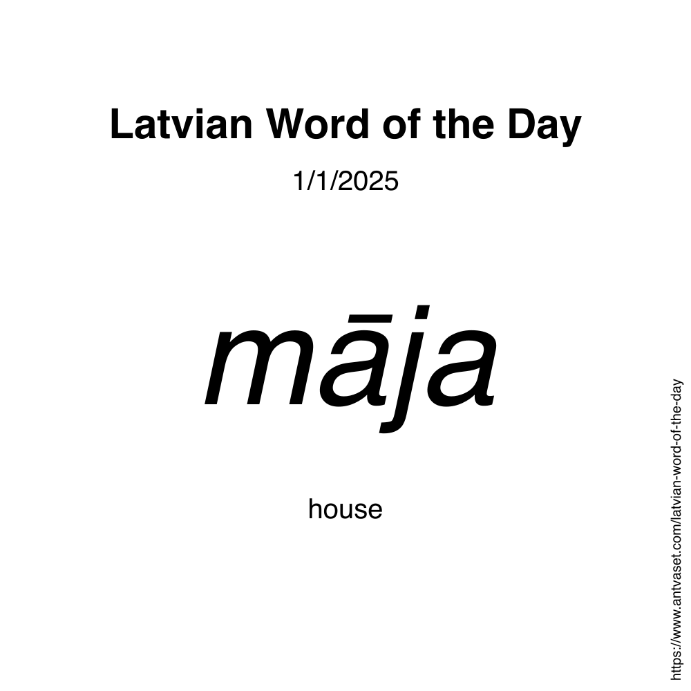 Latvian Word of the Day