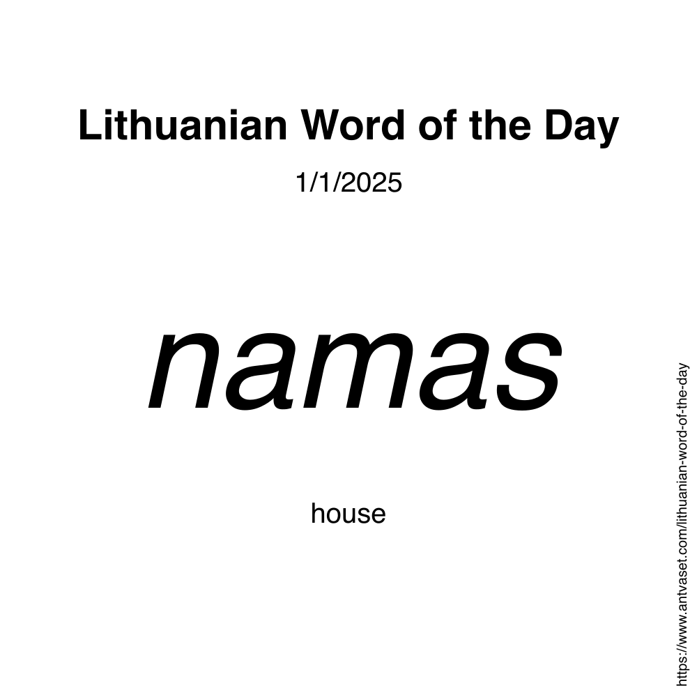 Lithuanian Word of the Day