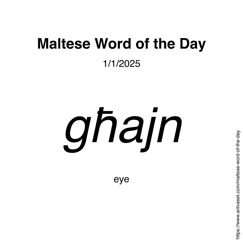 Maltese Word of the Day