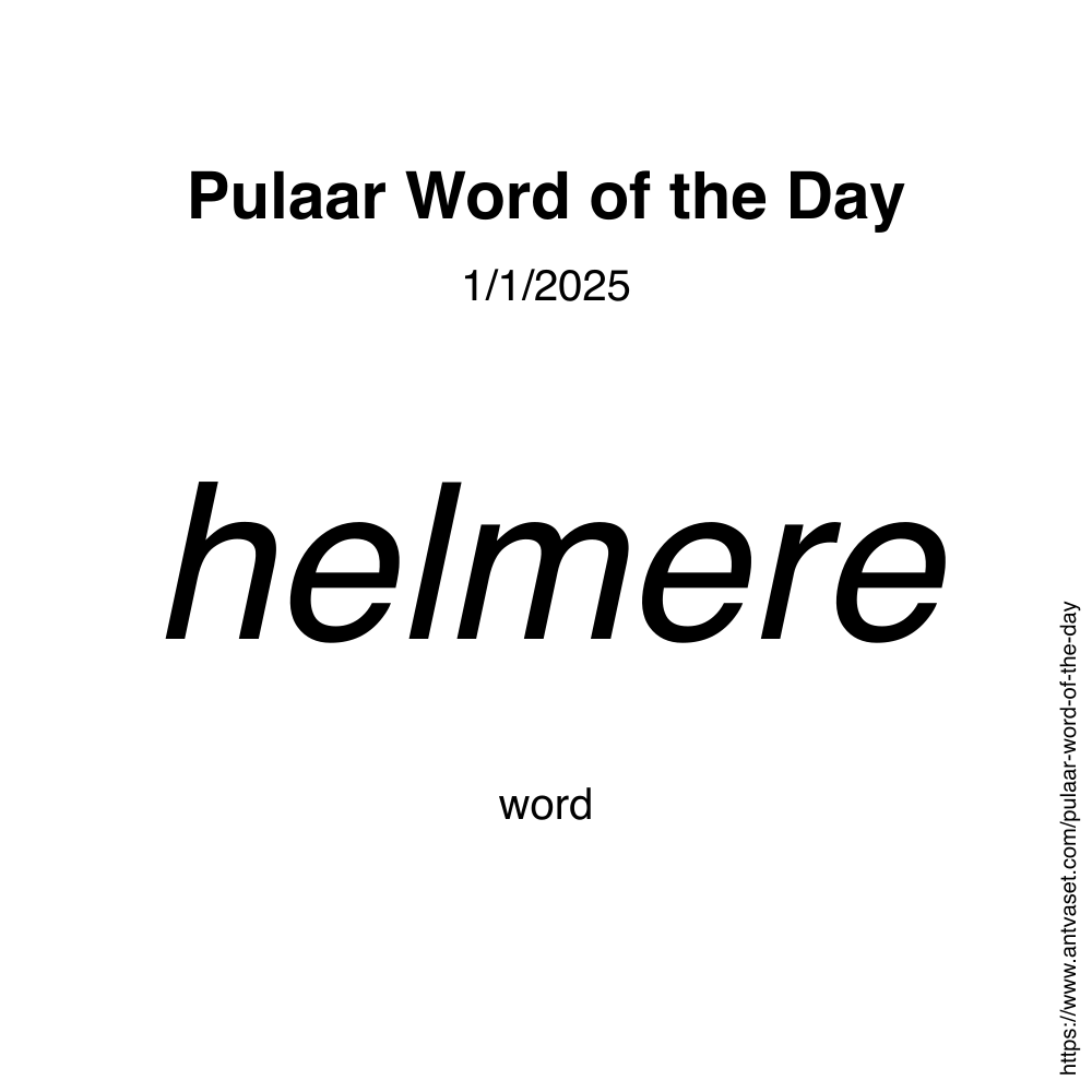 Pulaar Word of the Day