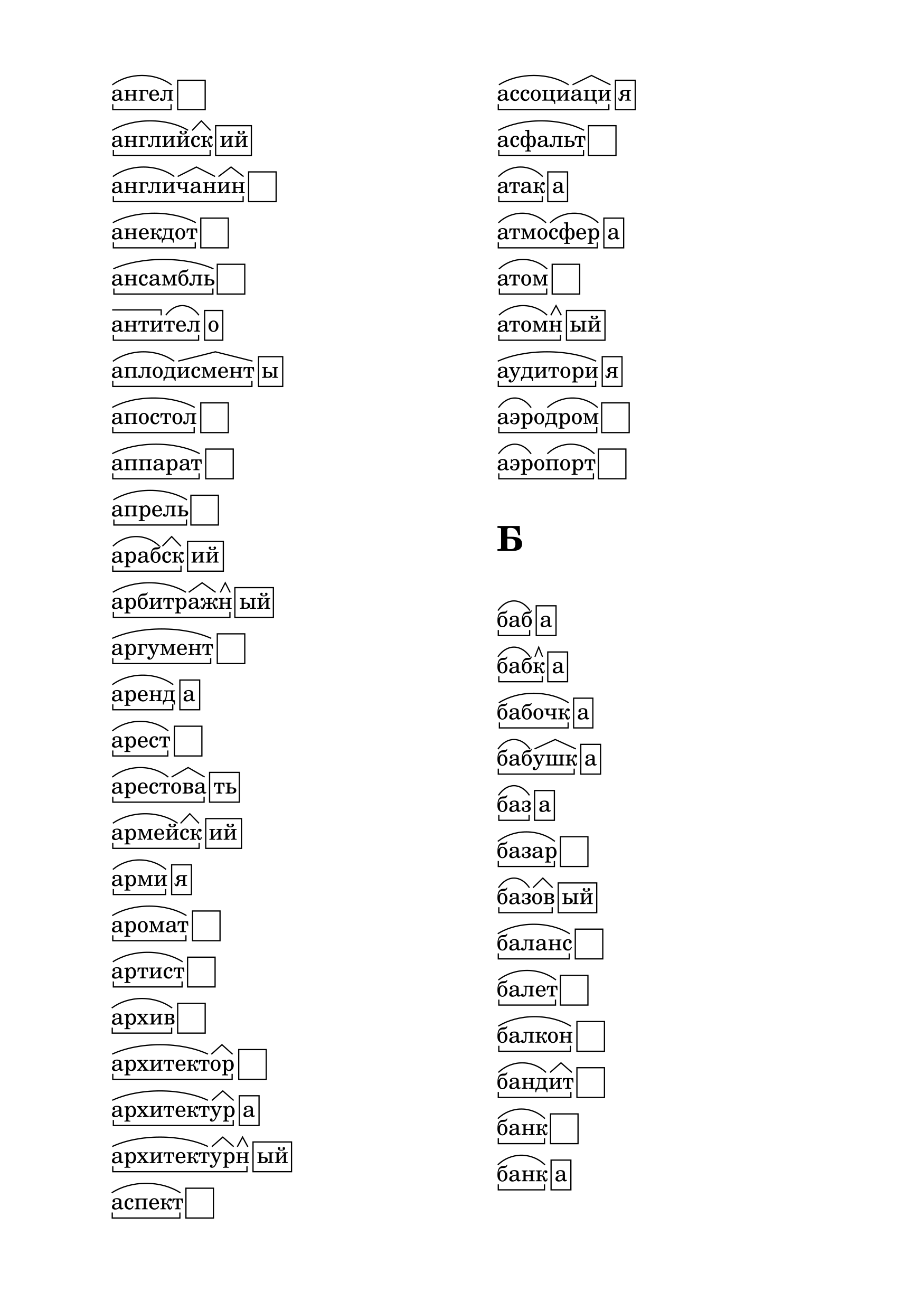 Морфемный словарь русского языка (sample page 2)