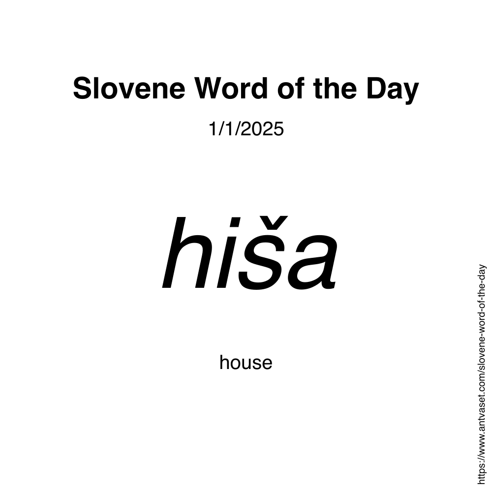 Slovene Word of the Day