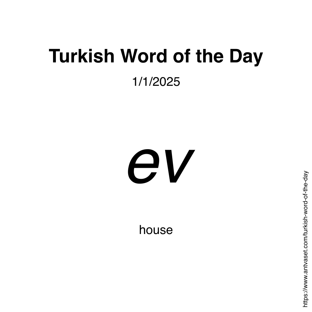 Turkish Word of the Day