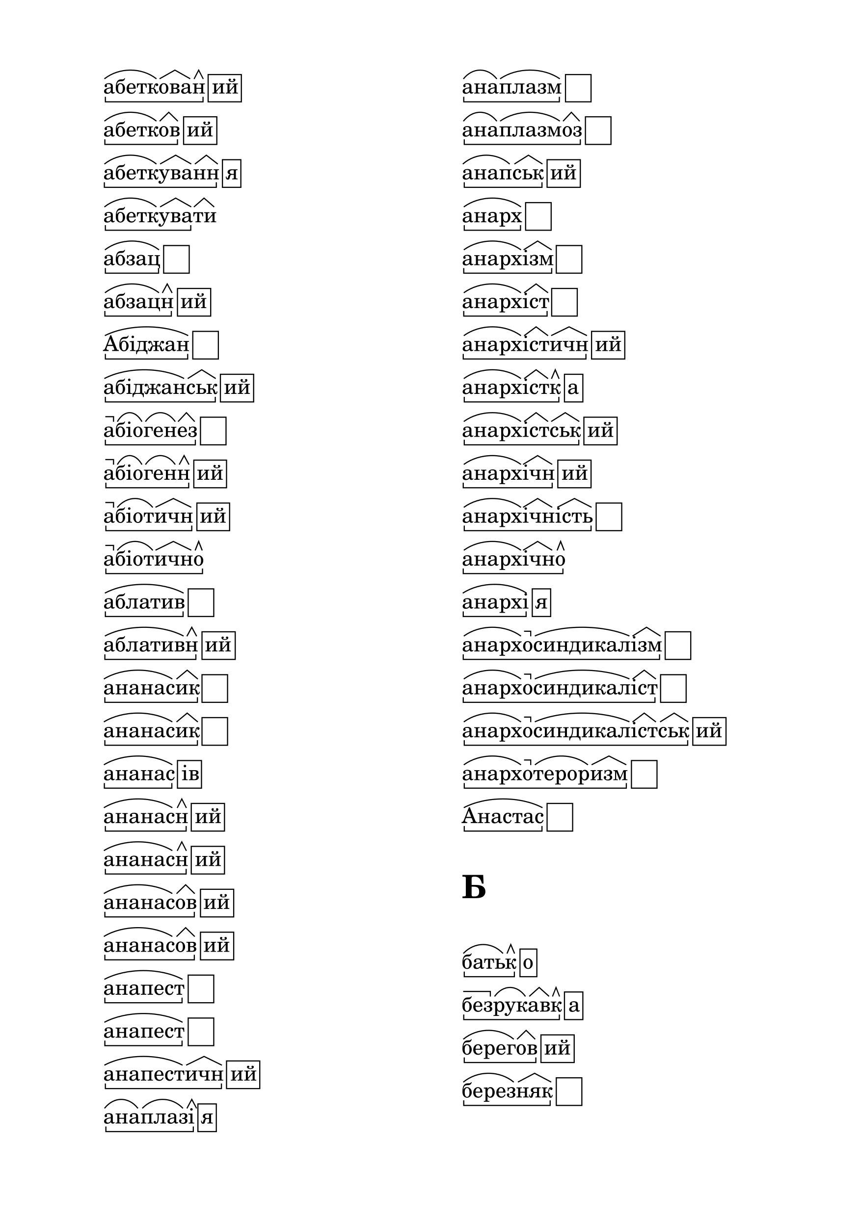 Морфемний словник української мови (sample page 2)