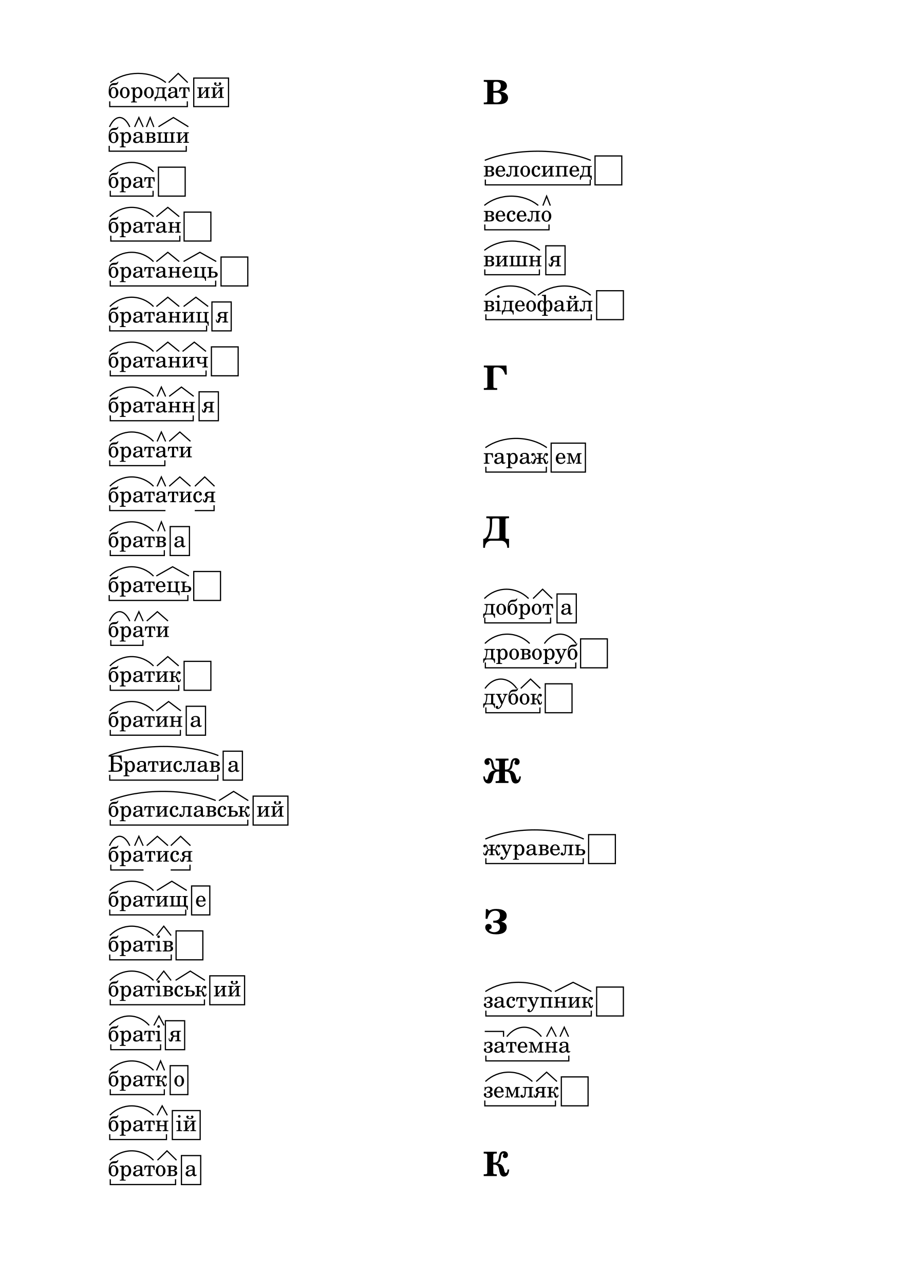 Морфемний словник української мови (sample page 3)