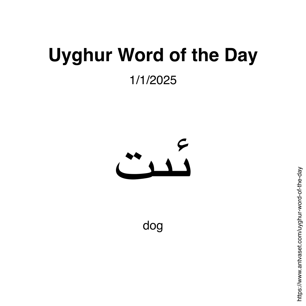 Uyghur Word of the Day