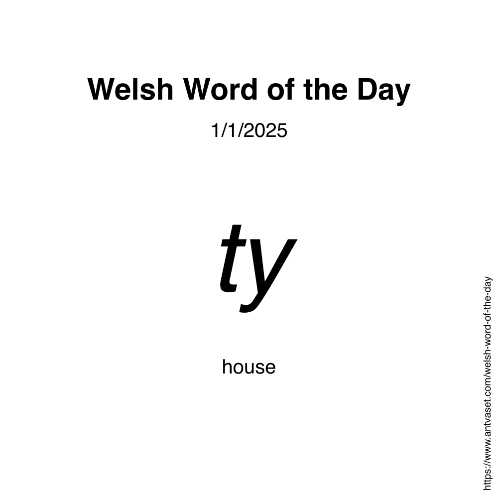 Welsh Word of the Day