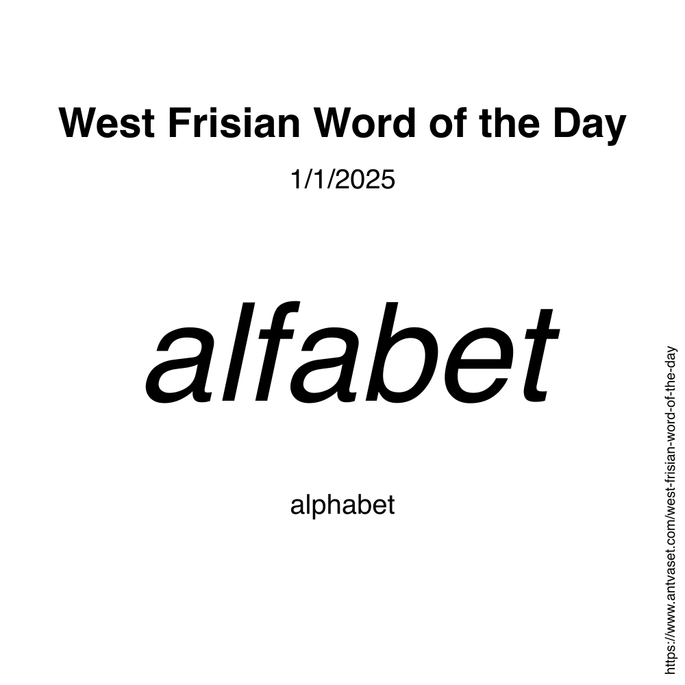 West Frisian Word of the Day